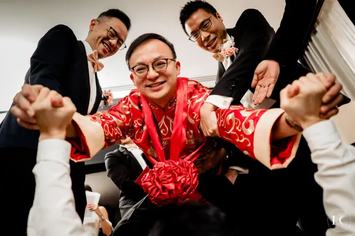Selfie of Groom